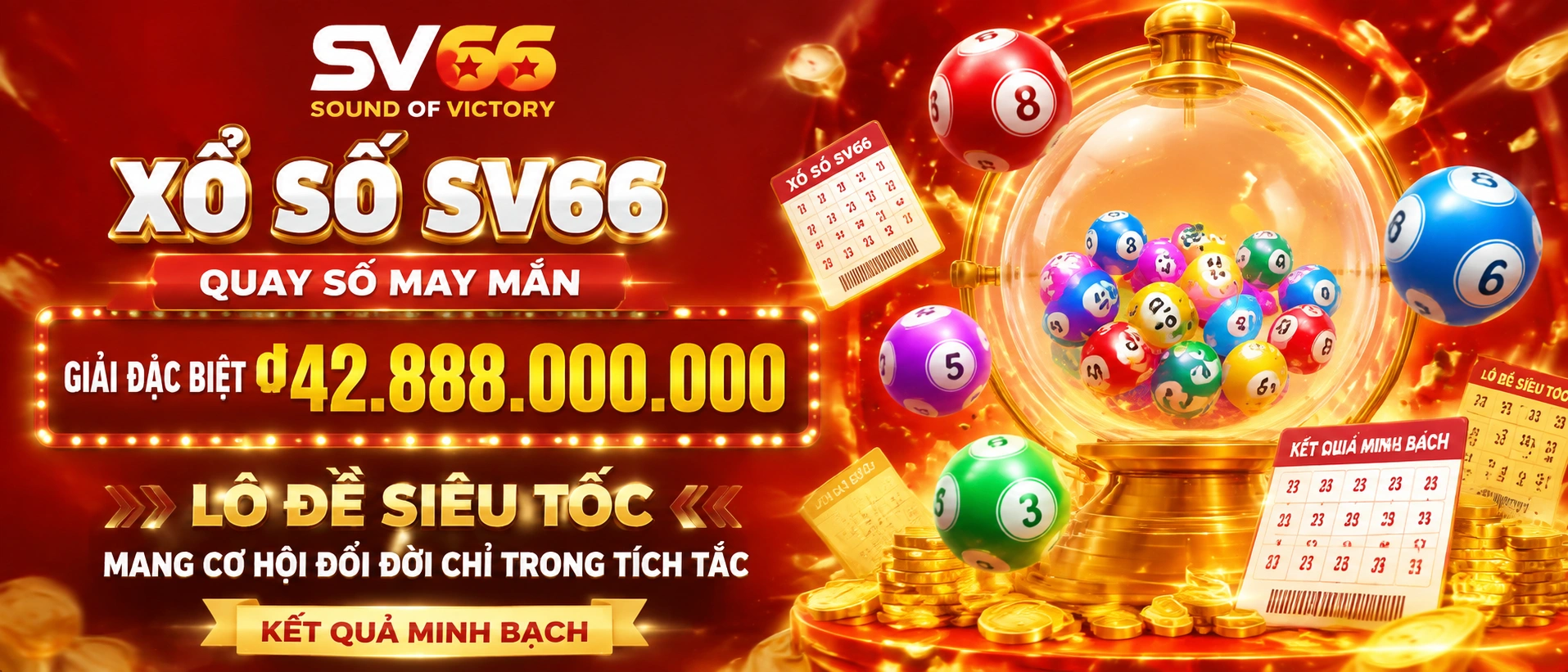 Giao diện xổ số SV66 cho tra cứu kết quả theo khu vực